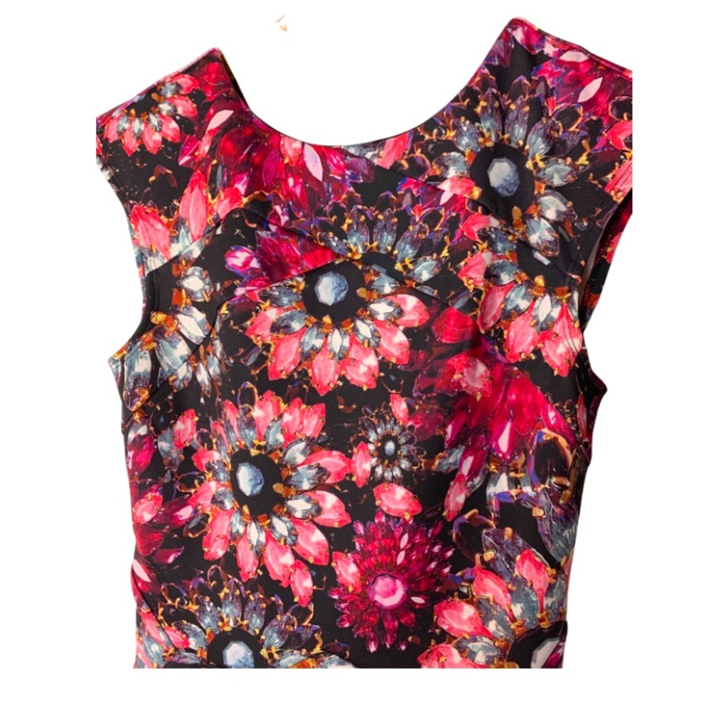NEW!! Ted Baker Crystal Broach Skater Dress - Picture 5 of 10